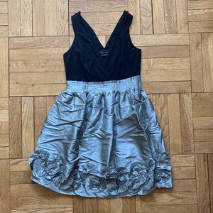 Max and Cleo Metallic Party Dress